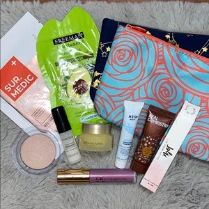 Makeup Bag with Products